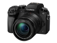 Panasonic Lumix G DMC-G7M - Digitalkamera - spegellöst - 16.0 MP - Fyra tredjedelar - 4 K - 5x optisk zoom 12 - 60 mm lins - Wi-Fi - svart